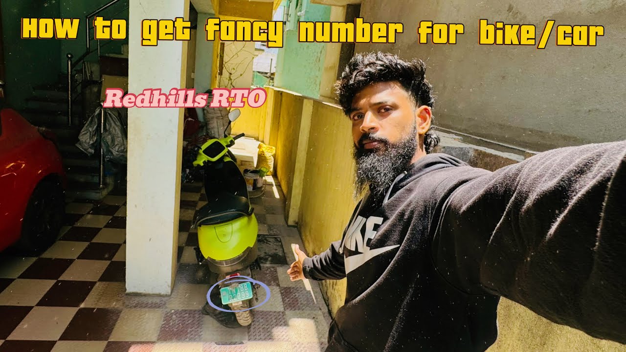 How to get fancy number for bike/car in Chennai | Redhills RTO