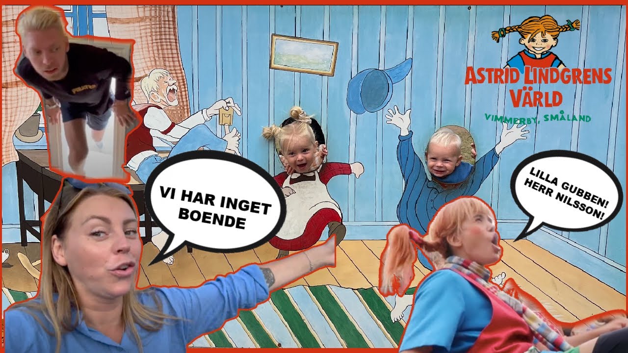 VI ÄR PÅ ASTRID LINDGRENS VÄRLD, RYMMER FRÅN VIMMERBY!