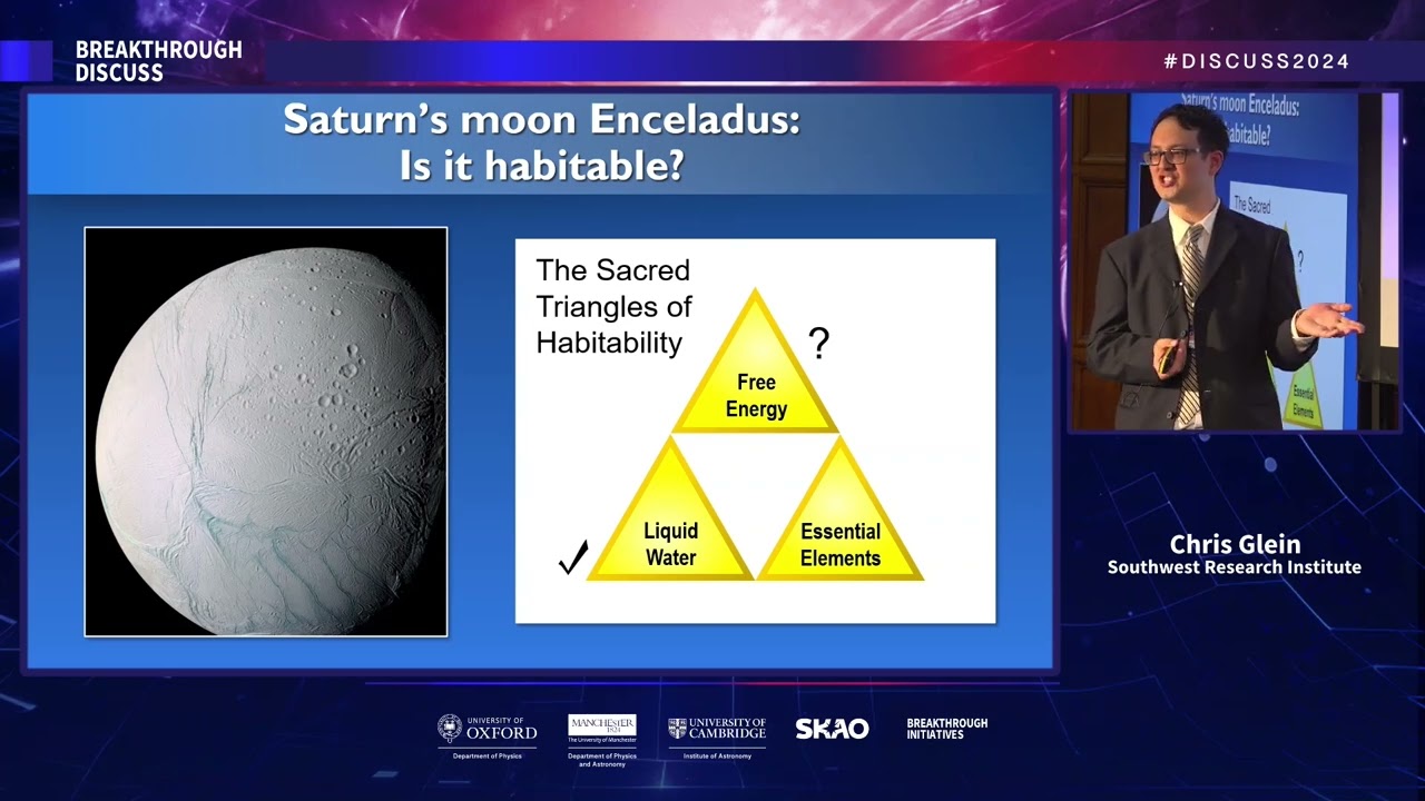 Day 1 &ndash; Breakthrough Discuss 2024: Chris Glein (Southwest Research Institute)