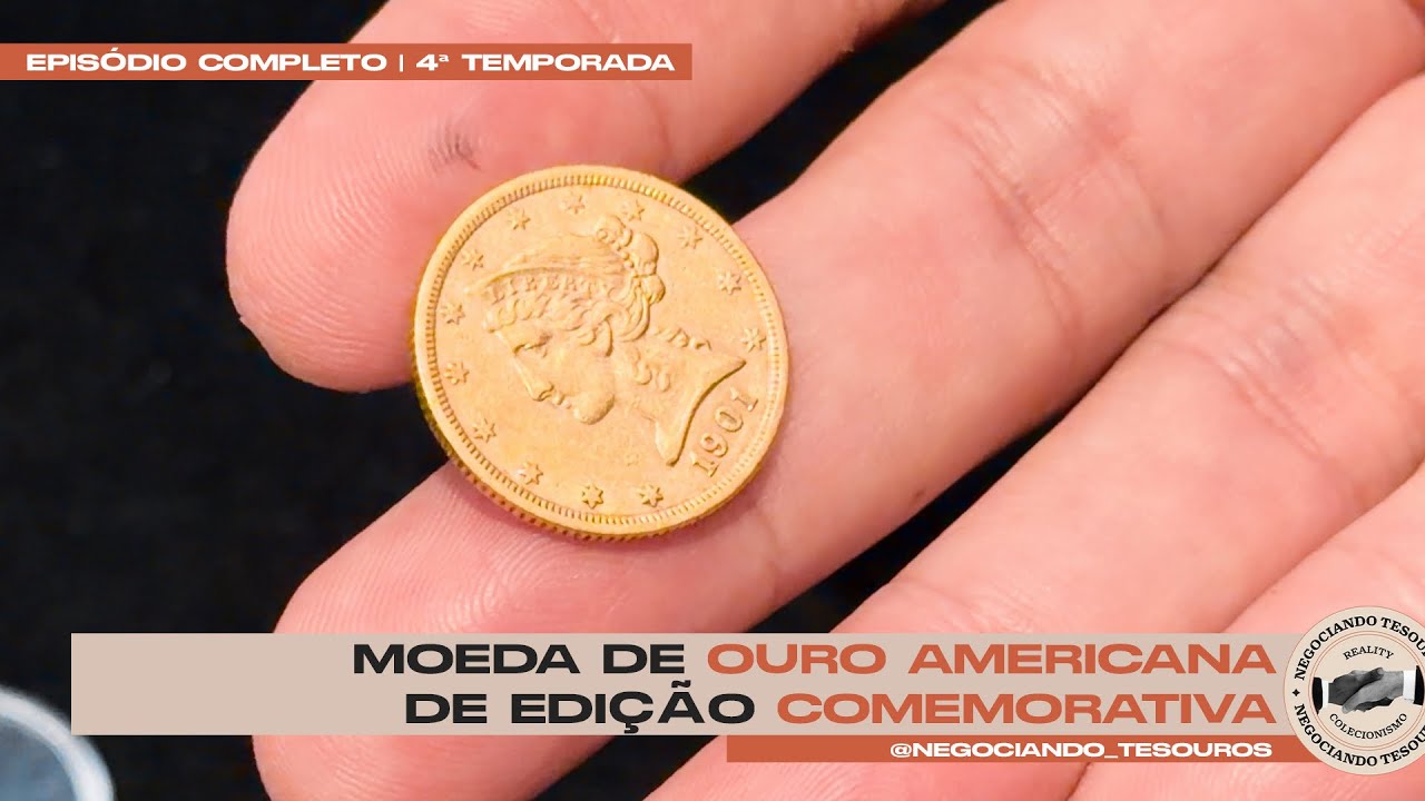 ELE TROUXE UM 5 DÓLARES EM OURO 22K DE 1901… O MAGRÃO VAI PAGAR QUANTO?! 
