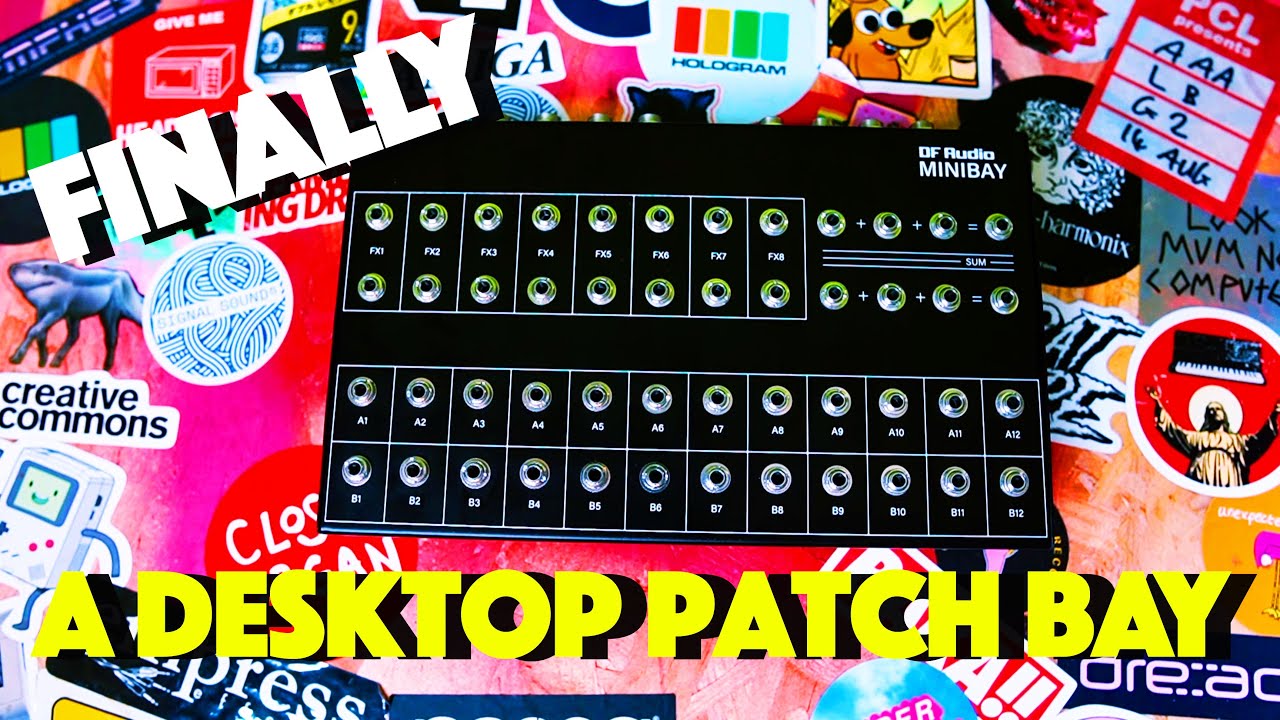 The minijack patchbay we've all been waiting for [DF Audio Minibay]