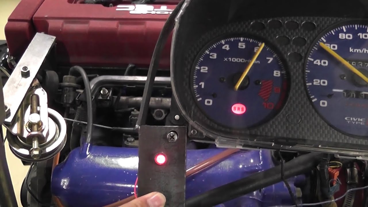 B16B ベンチエンジン　カム切り替え　VTEC作動