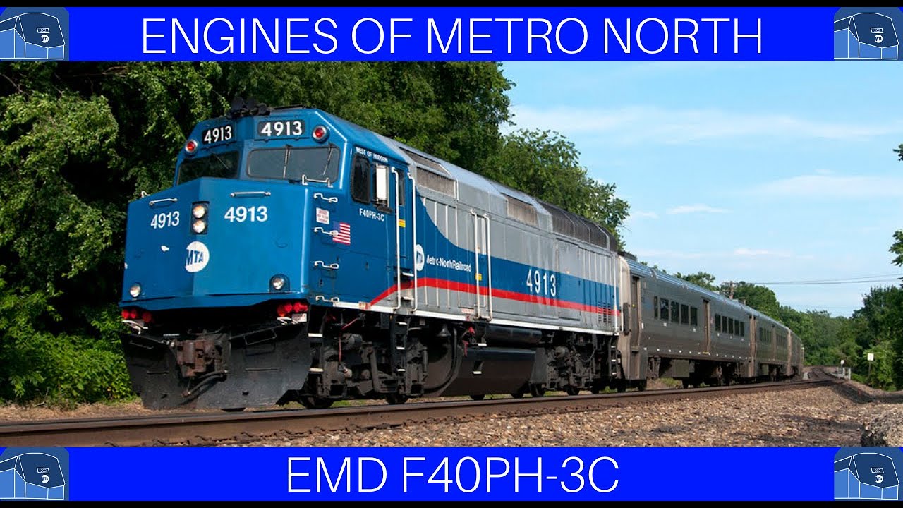Engines of Metro North EMD F40PH-3C