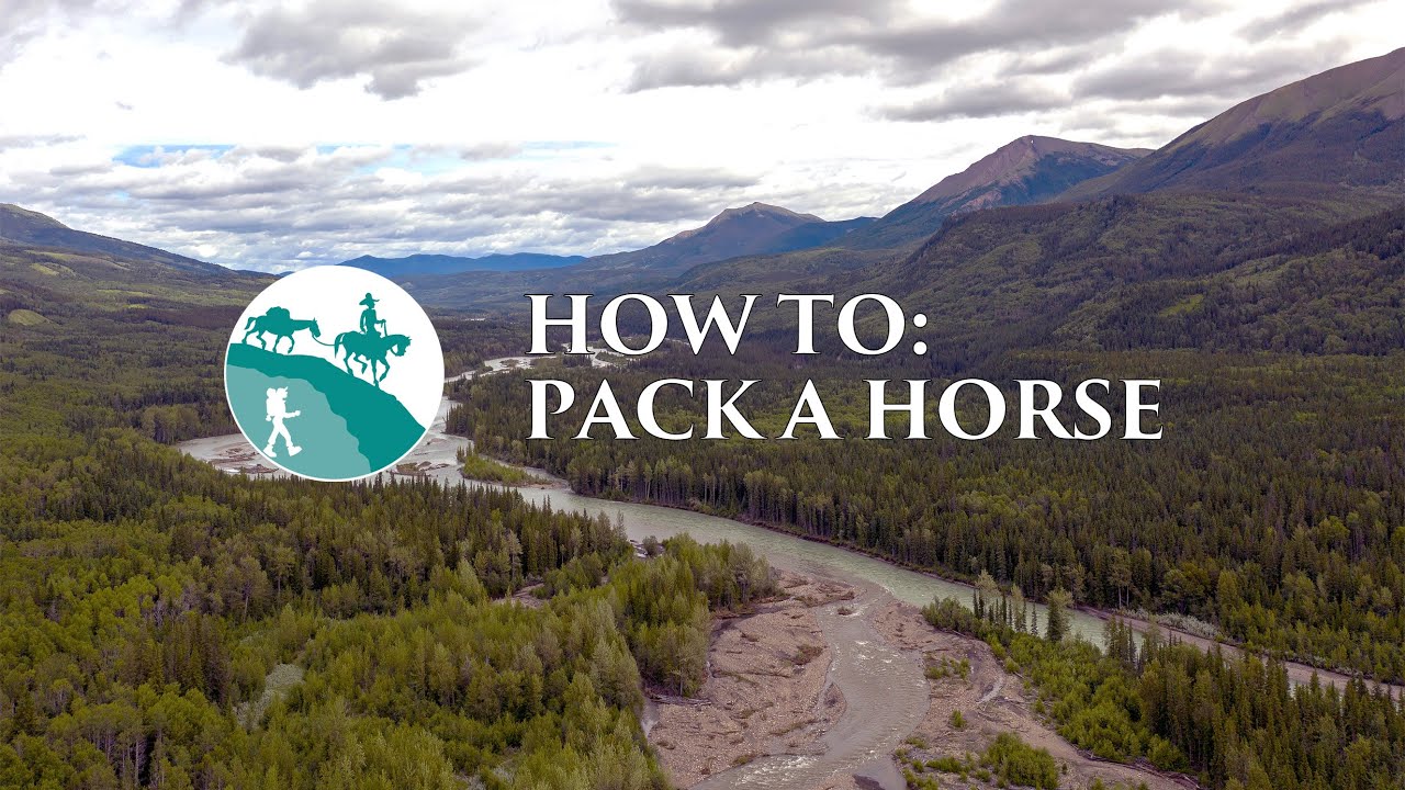 How to pack a horse: The Diamond Hitch