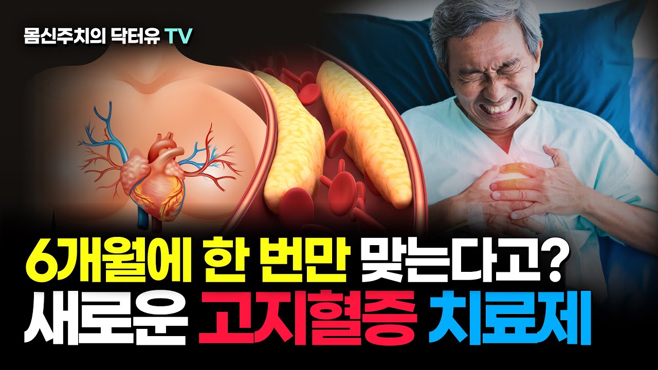6개월에 한번 맞는 고지혈증 치료제