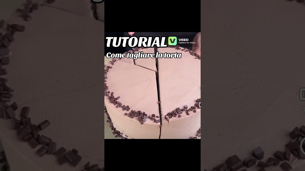TUTORIAL: Come tagliare la torta. Tutti i pezzi della stessa dimensione senza rovinarla #tutorial