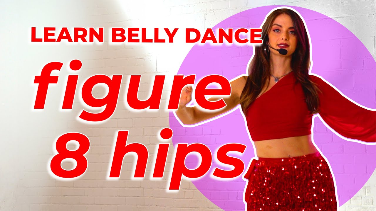 how to #bellydance 💃 horizontal figure 8 hip movement