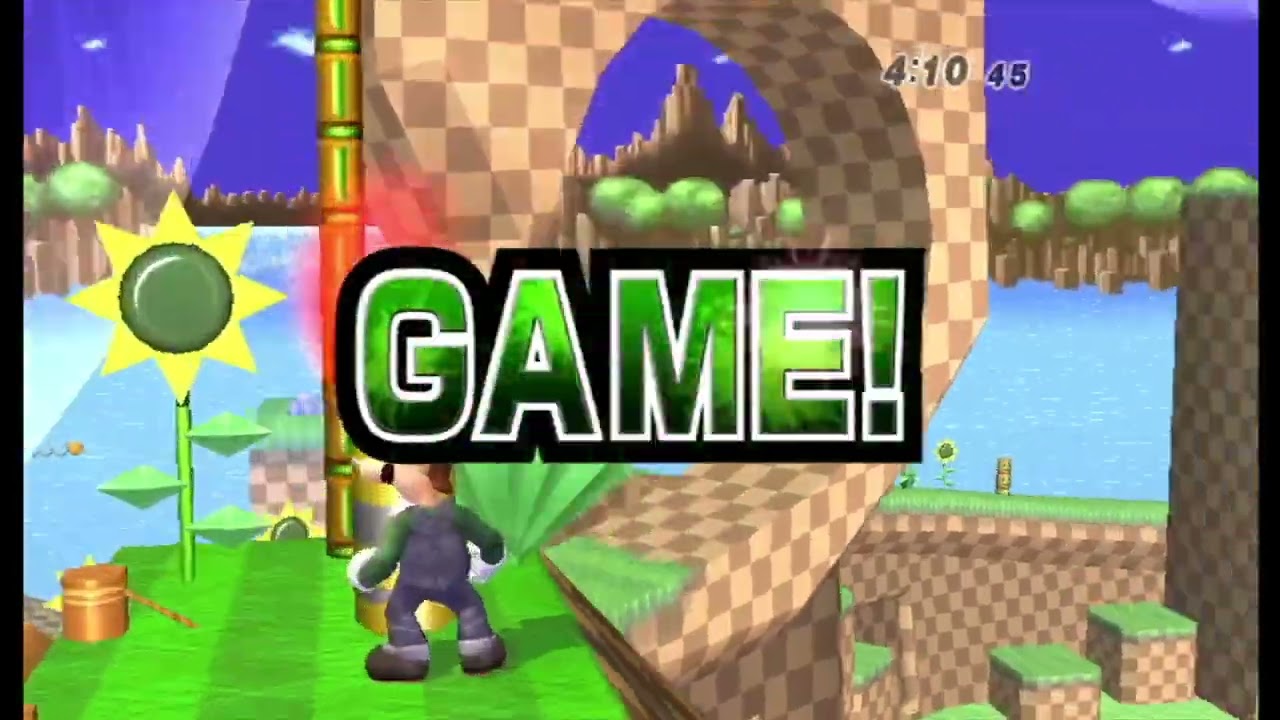 Super Smash Bros. Brawl - All Star mode - Luigi