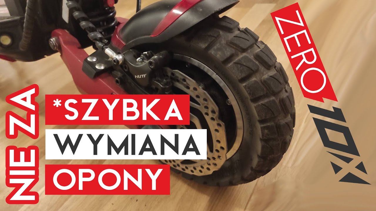 Wygodny sposób na wymianę opony na offroad w Zero 10X - najprostszy bez kombinowania