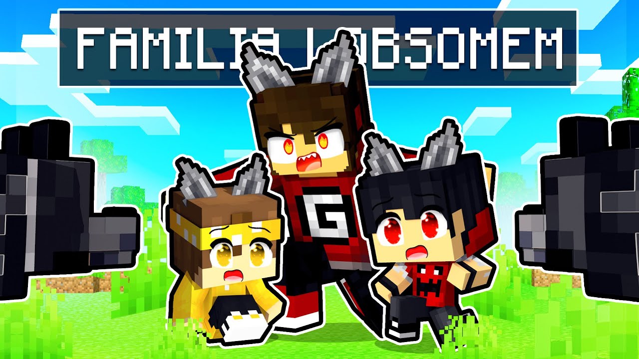 LOBISOMEM PROTEJEU sua FAMILIA DE LOBOS no MINECRAFT ✭ Guihh ✭