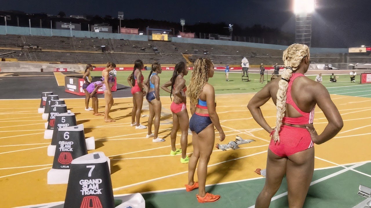 Wow The Fastest Women's 100m | USA vs Jamaica vs Britain