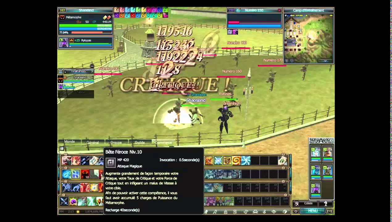 Rappelz shiva m&eacute;tamorphe 163 dps |HD|