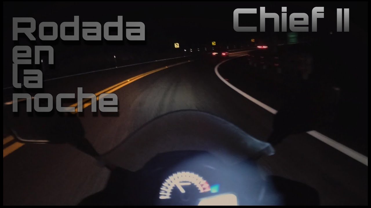 Pequeña rodada en la noche con la Shineray Chief 2.