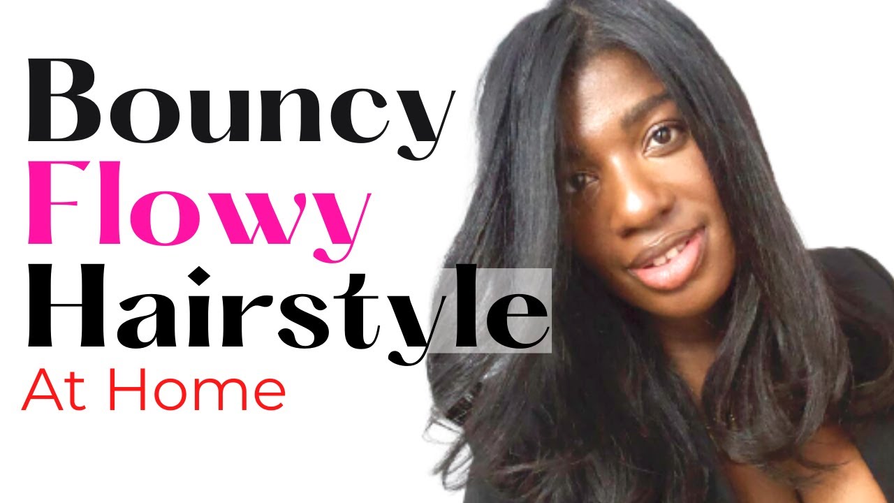 How to Get Bouncy Hair at Home Tutorial | 3 Months Post Relaxer