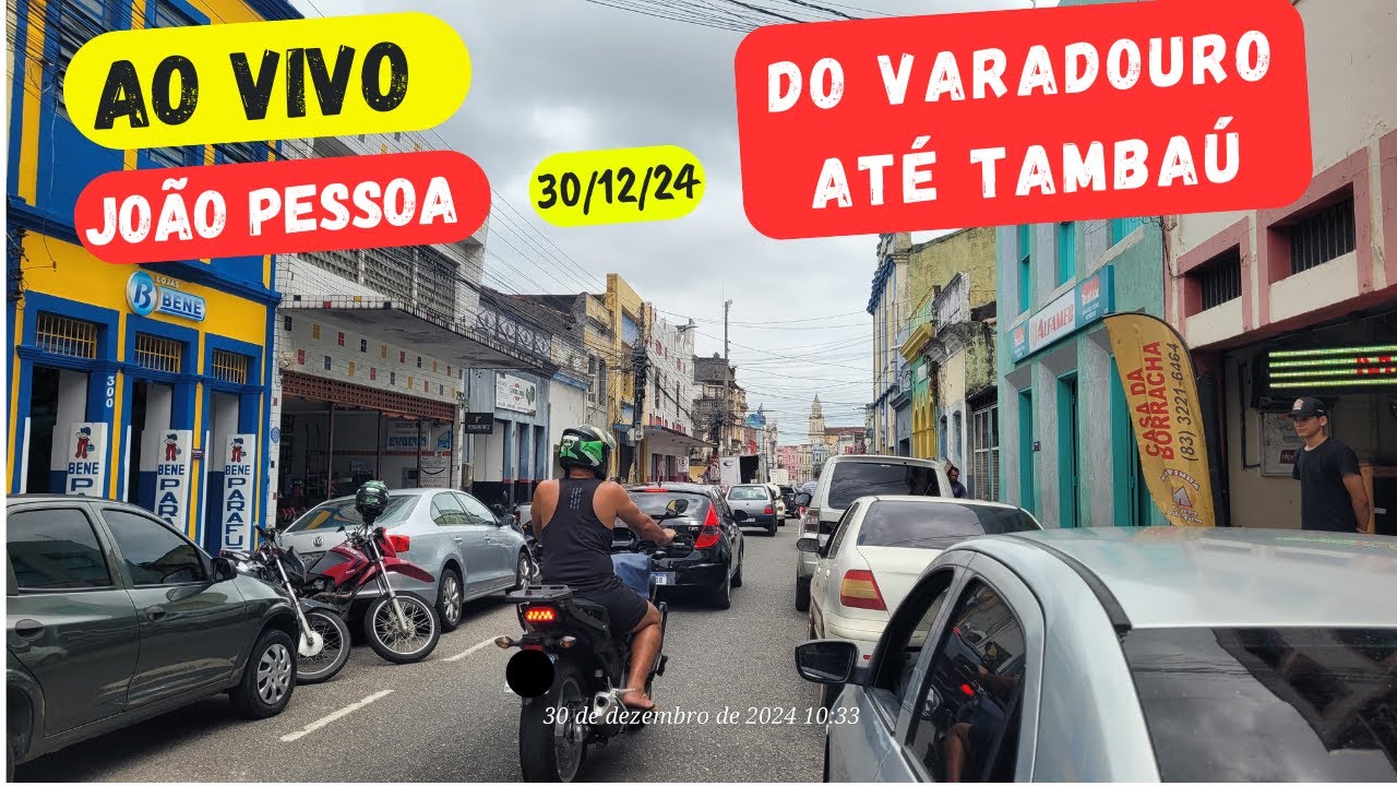 AO VIVO NAS RUAS DE JOÃO PESSOA |  - PARAÍBA - BRASIL
