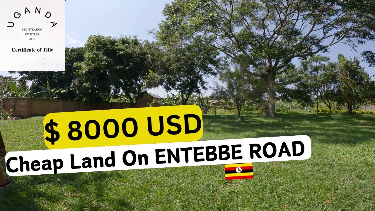Cheap Land on Entebbe Road Uganda 2024 , Affordable Titled Plots Of Land For Sale In Entebbe Uganda