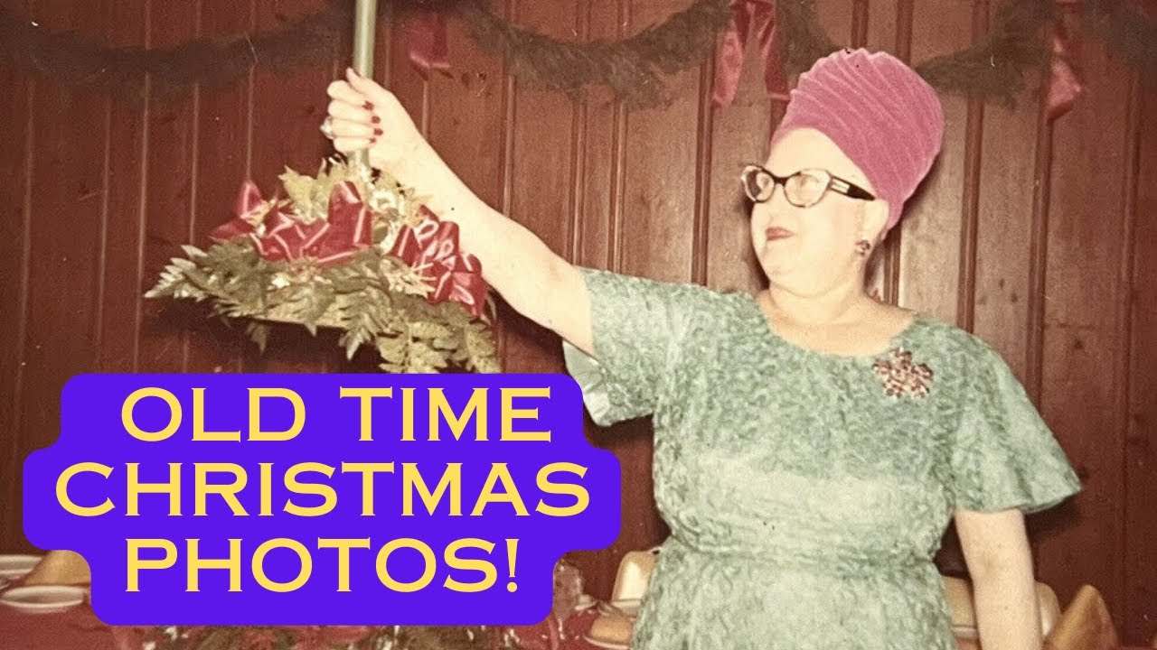 Oh The Old Christmas Photos 1920's - 1960's NEW!