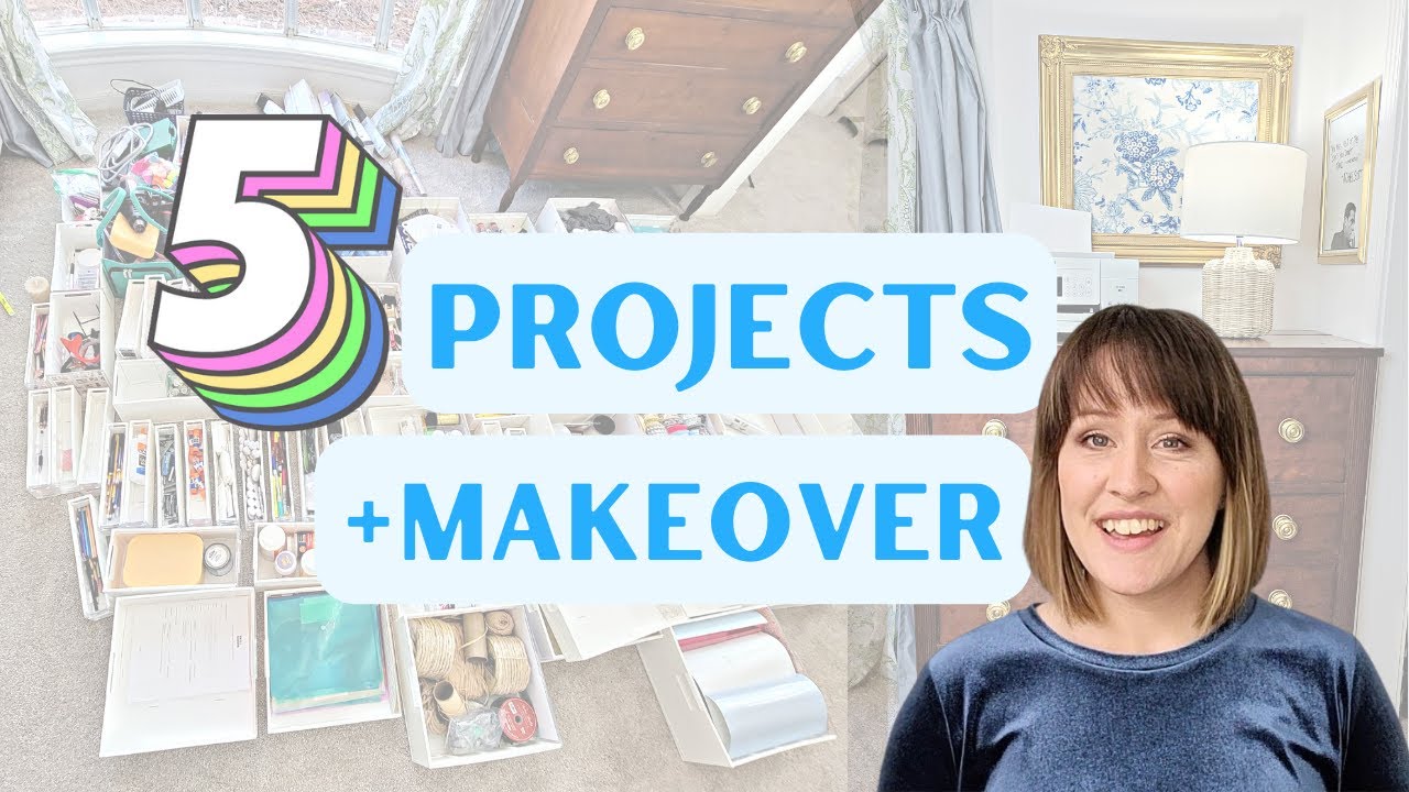 5 Projects and a Craft Room Makeover