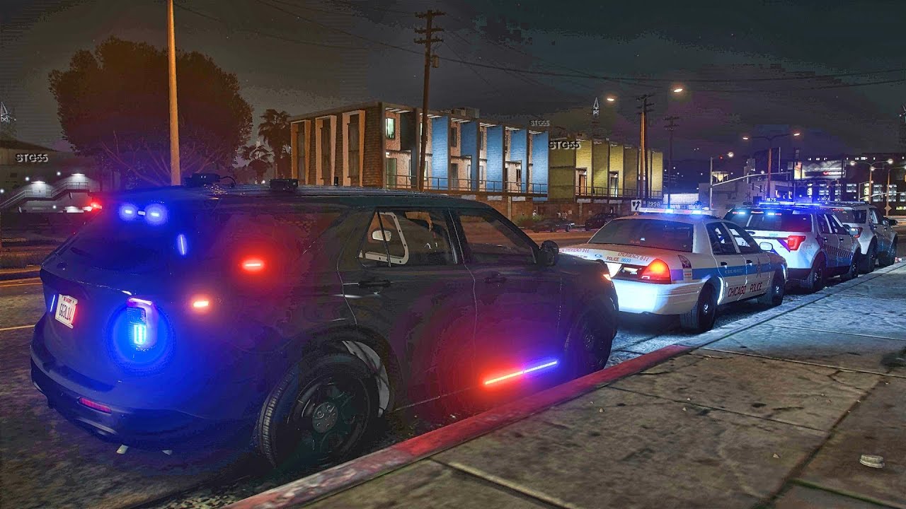 Играю в GTA 5 за ПОЛИЦЕЙСКОГО Gang Unit Patrol | GTA 5 Lspdfr Mod | 4K