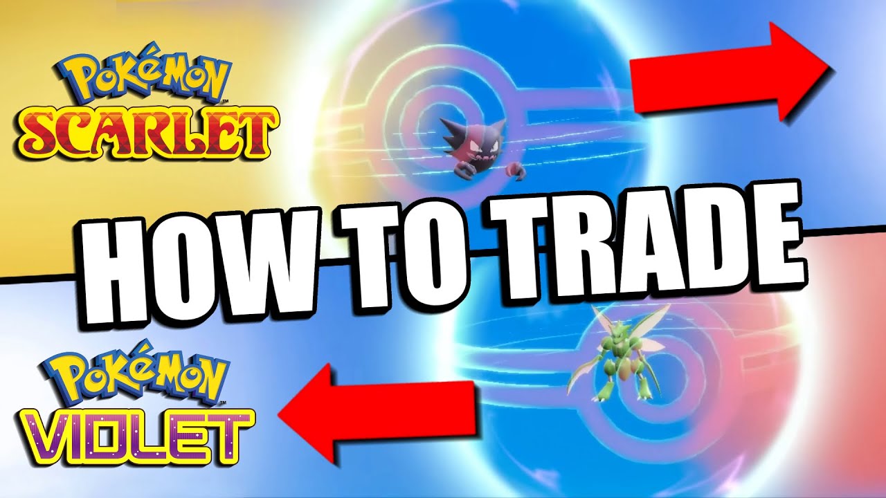 HOW TO TRADE in Pokemon Scarlet and Violet