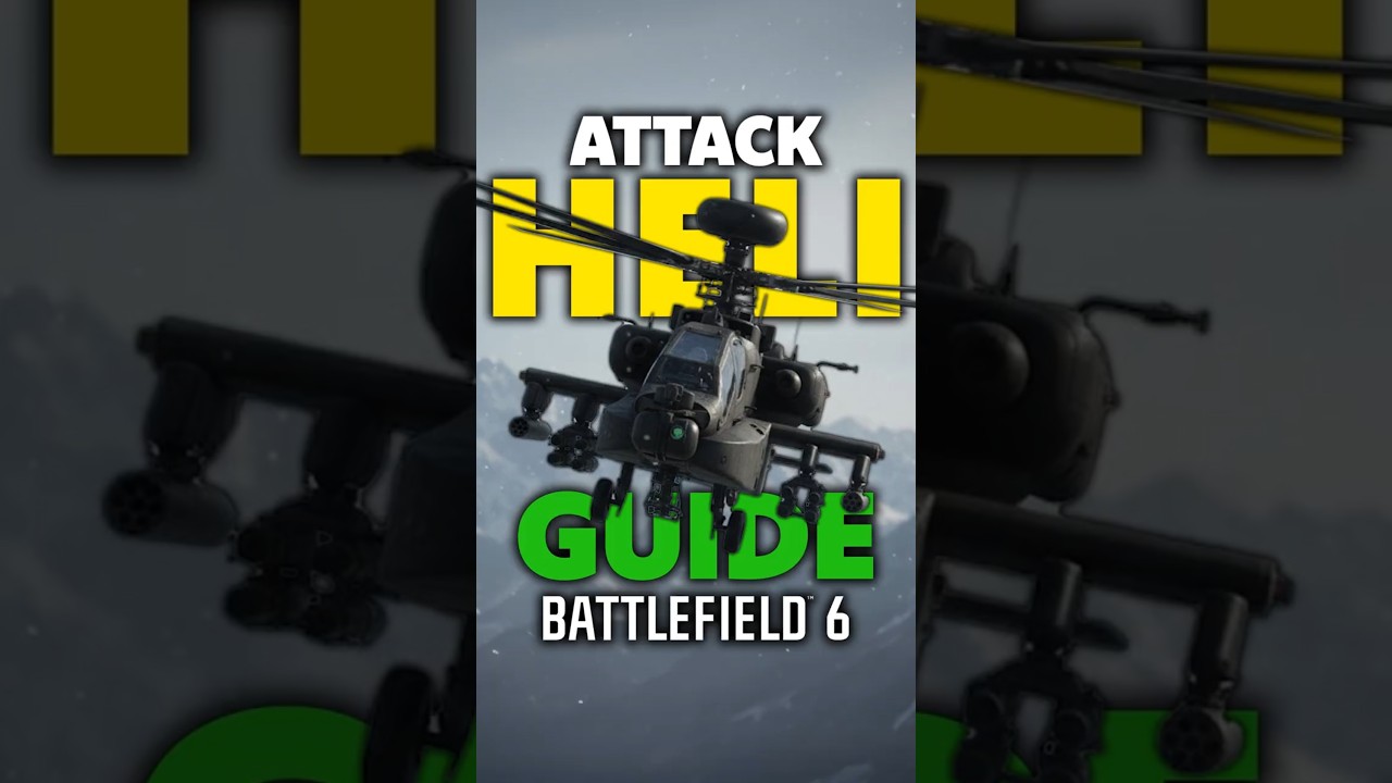 Полное руководство по ударным вертолётам Battlefield 6 ✅ #battlefield6 #bf6 #AttackHeli #battlefield