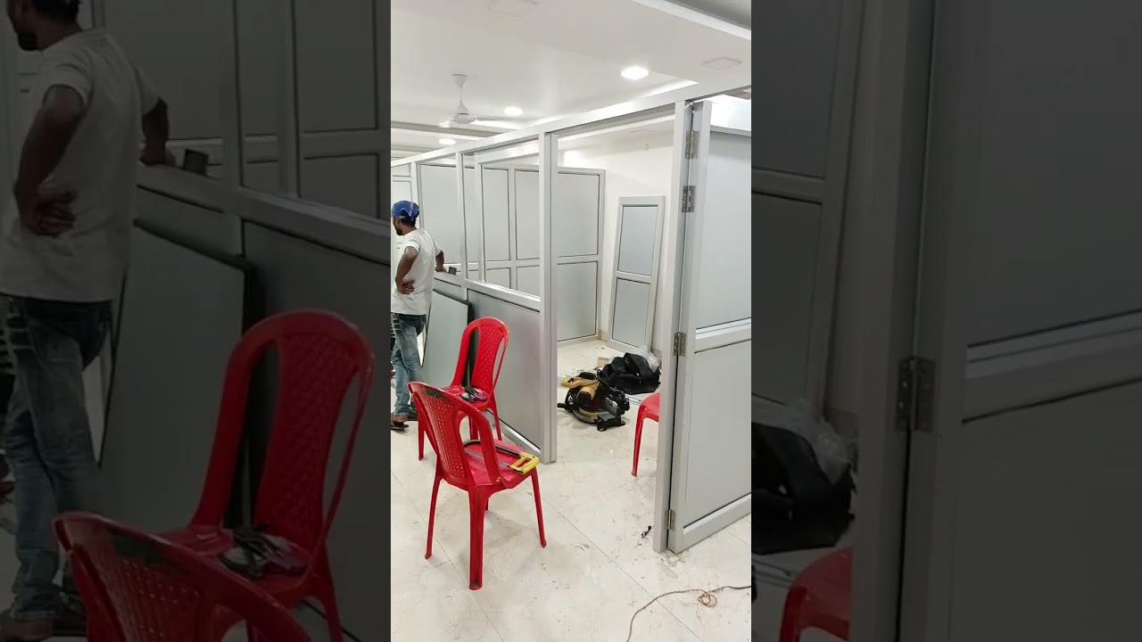 best Aluminium partition s best interiors work