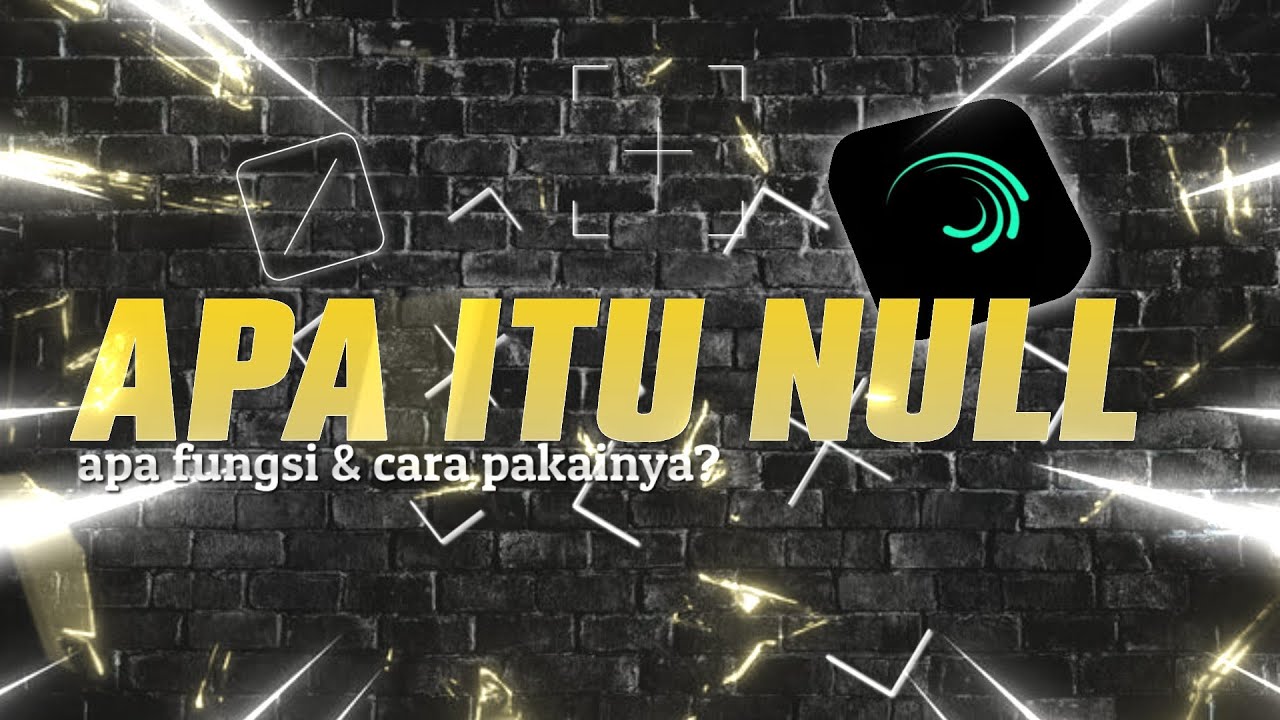 Apa itu NULL ALIGHT MITION , gimana si fungsi & cara pakainya | typhograpy