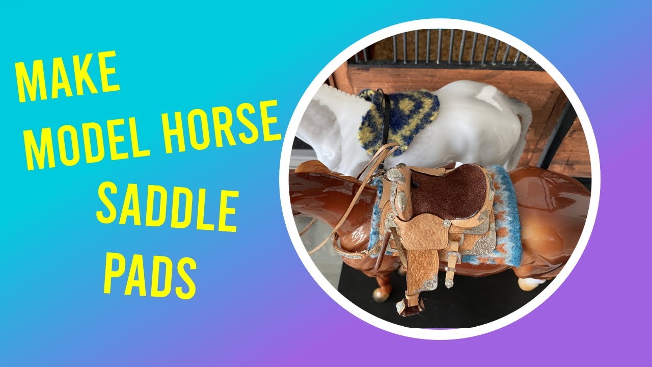Make a Model Horse Saddle Pad. 100% Wool Felted!