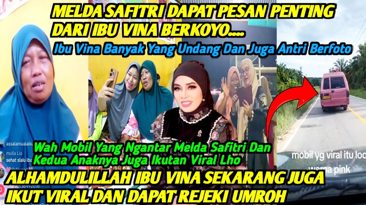 SPESIAL‼️IBU VINA BERKOYO DAN MOBIL PINK VIRAL JUGA LHO❗PARA NETIZEN RESPON KEBAIKAN SHEILA SAUKIA