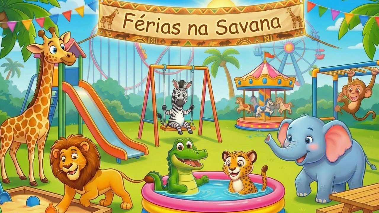 FÉRIAS NA SAVANA | DUDU ZOO - Vídeo música infantil