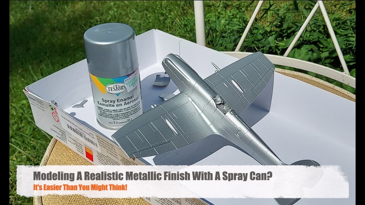 Modeling A Realistic Metallic Finish With a Spray Can?
