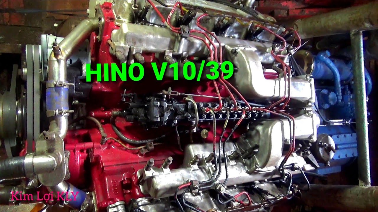 Chạy Thử Máy HINO V 10/39 Vừa Đặc Xong Xuống Tàu Cá