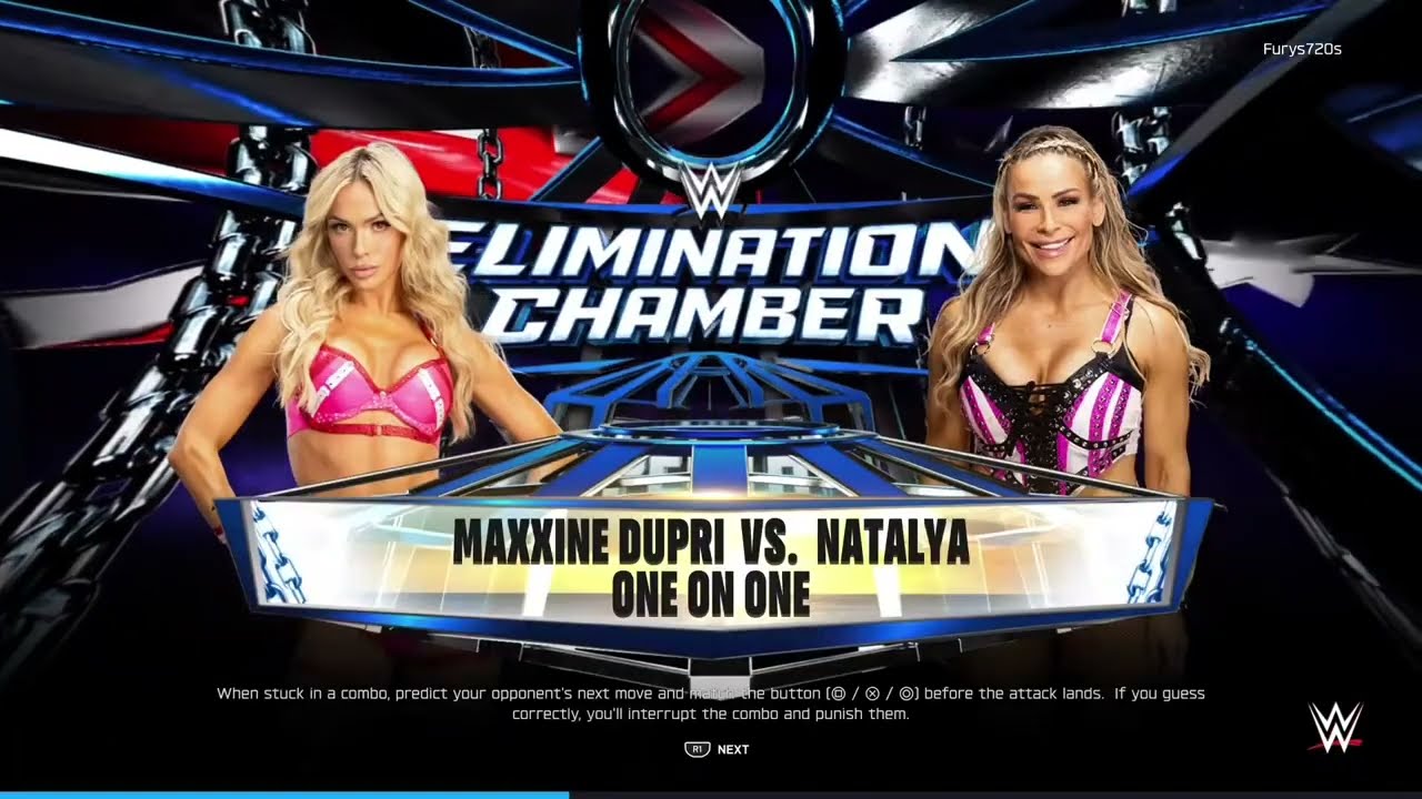WWE 2K25 Maxxine Dupri Vs Natalya 