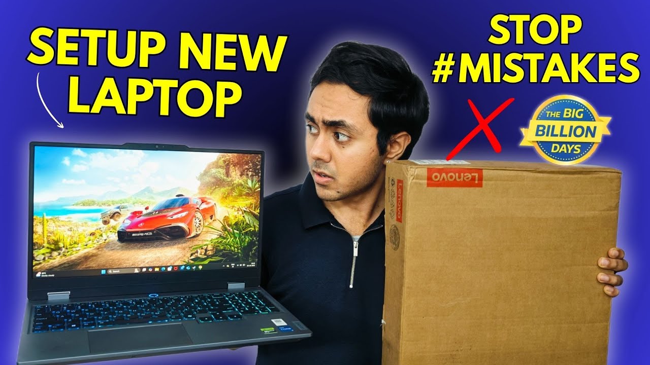 How to Setup New Laptop - Steps + Tips 🤯 Gaming Laptops