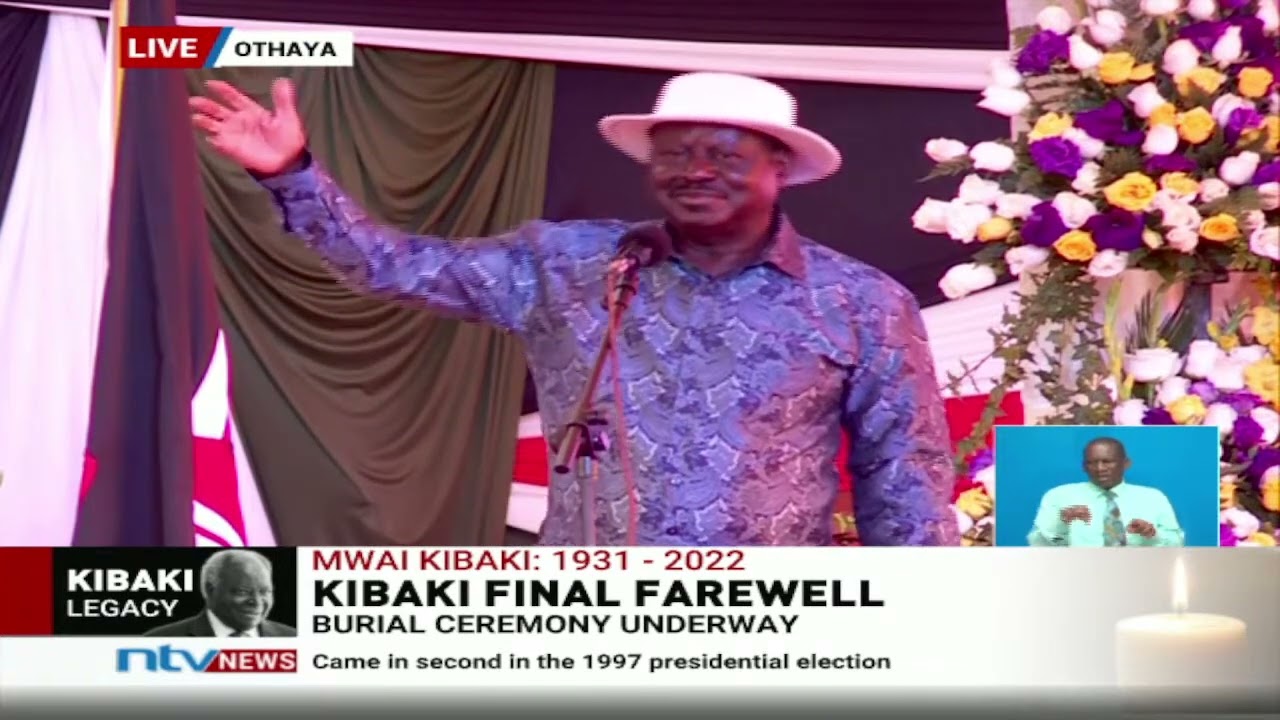 Raila Odinga in Othaya: Why I supported Mwai Kibaki and not Uhuru in 2002