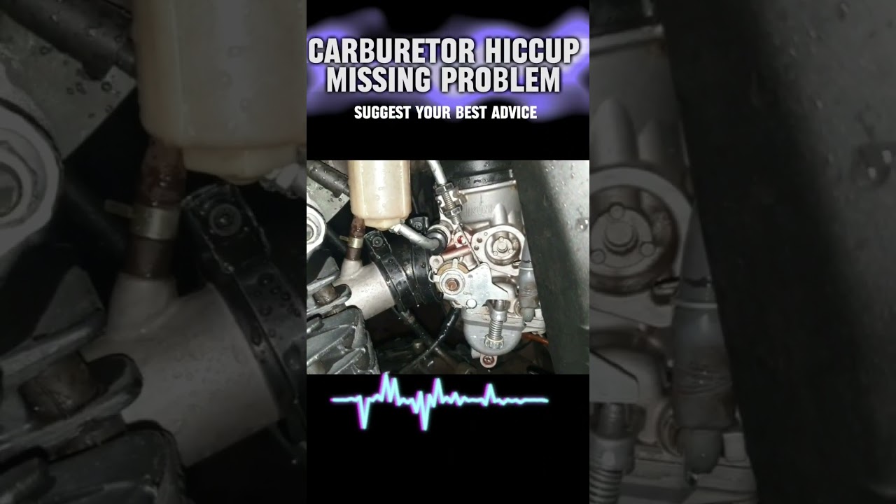 BIKE CARBURETOR HICCUP AND MISFIRE LOW MILAGE AND  PICK UP PROBLEM #SHORTS #automobile #motorcycle