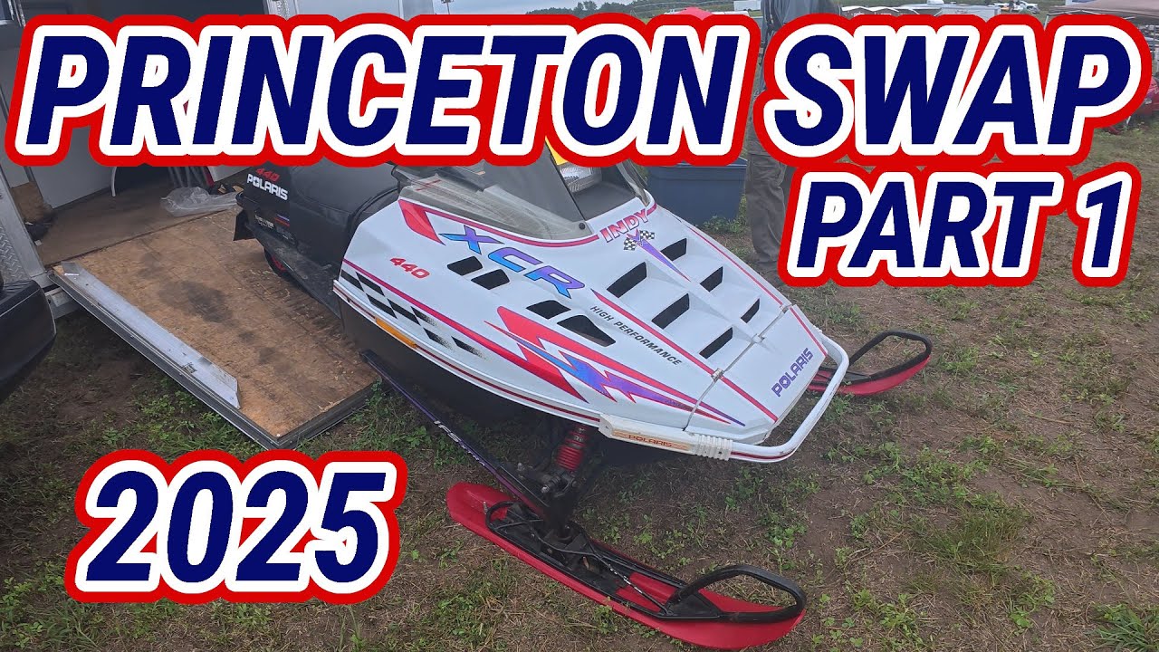 Princeton Outlaw Grass Drags Snowmobile Swap Meet 2025, Part 1