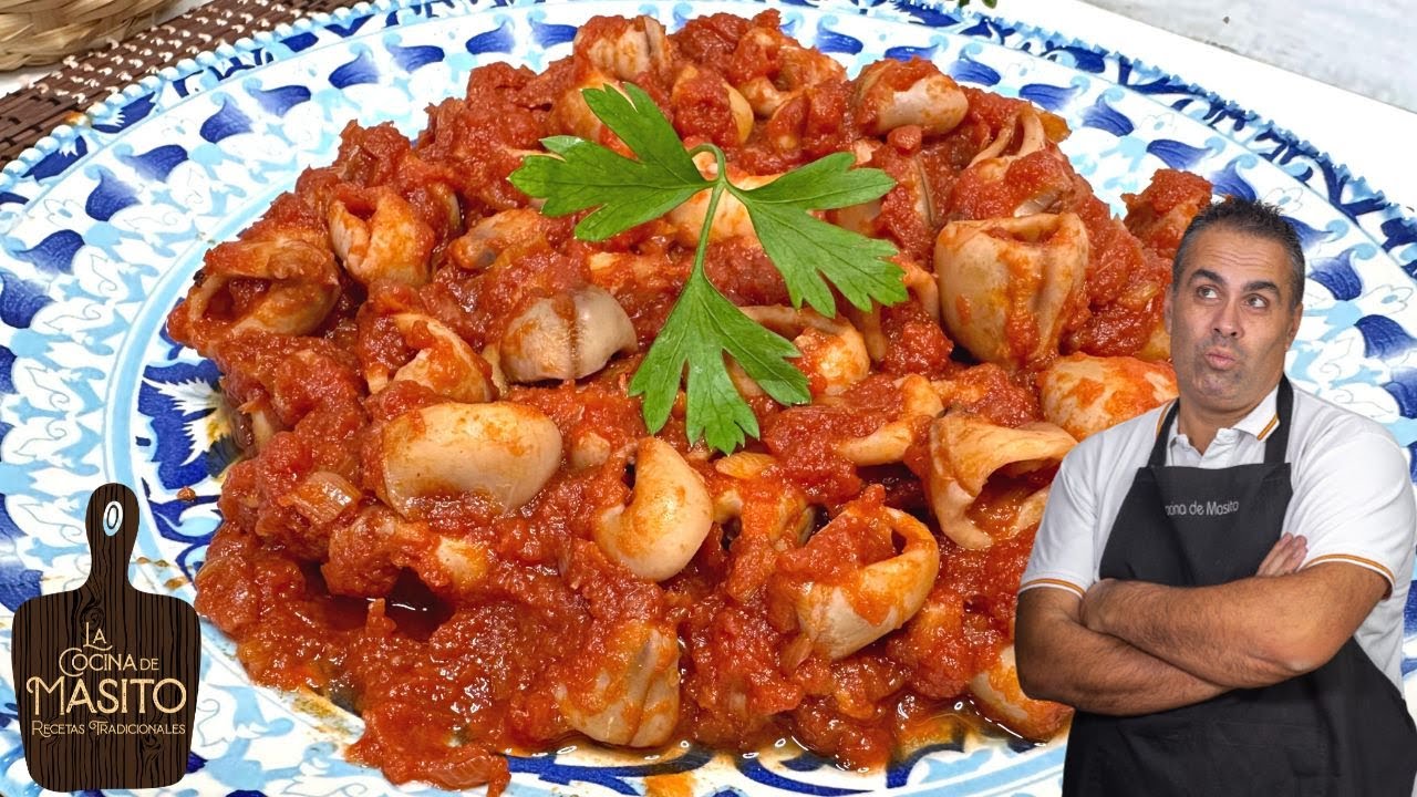 🦑 CALAMARES EN SALSA AMERICANA una receta impresionante, con un sabor brutal 🦑