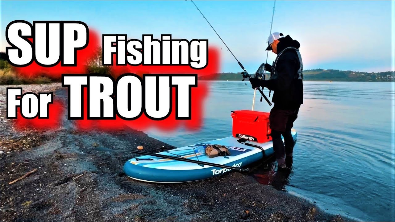 Stand Up Paddle Board Fishing For TROUT / New Zealand
