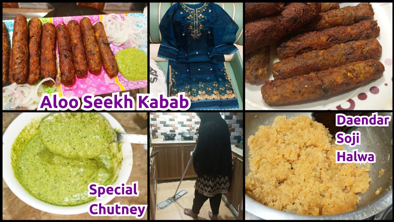 Aj sb Khush ho jai ga ic kabab sa- Best Aloo ka Seekh Kabab 😍 - Routine Vlog