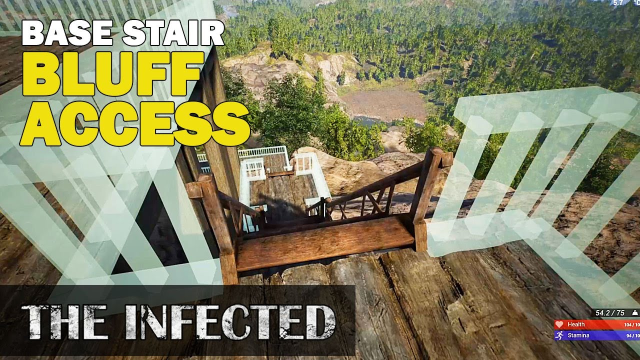 BLUFF STAIR ACCESS | Base Building | The Infected Gameplay | S3 EP34