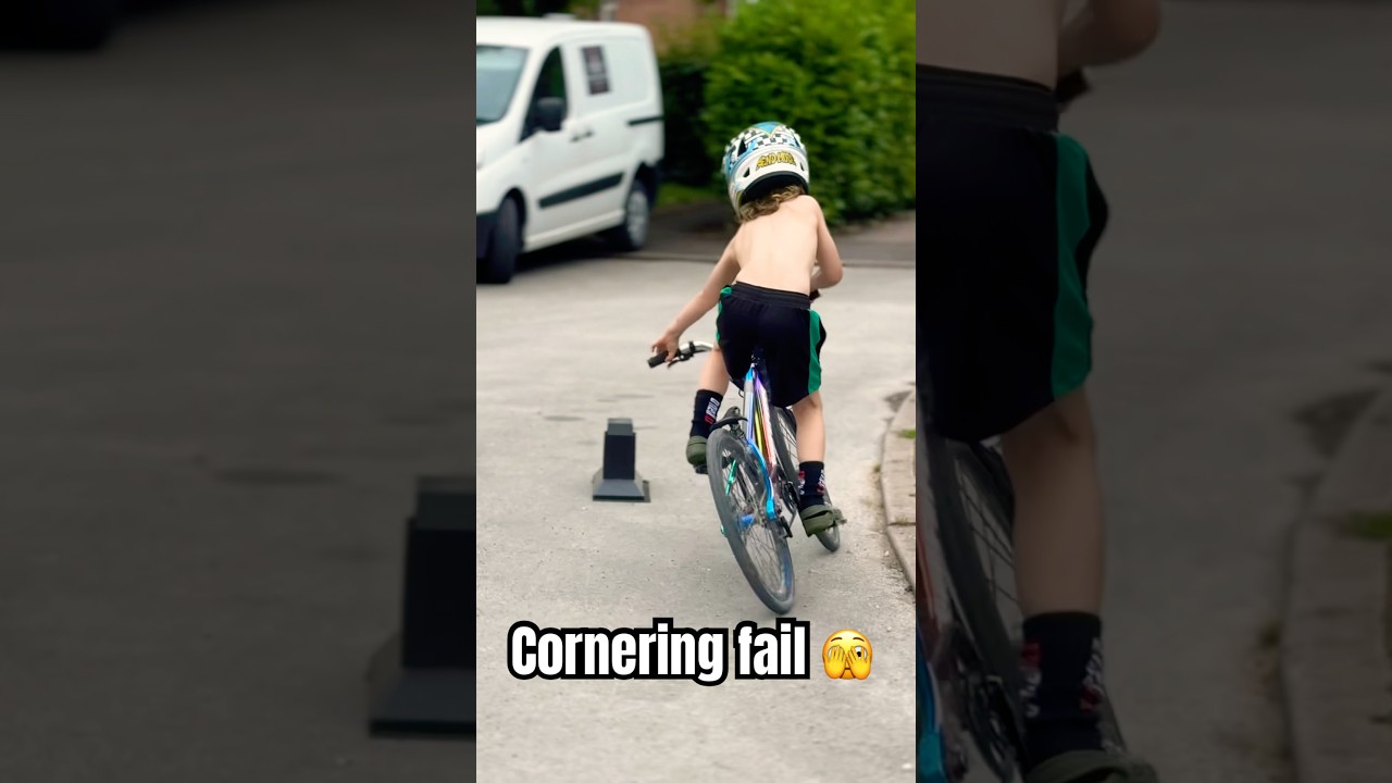 Learning to turn - BMX racing training!