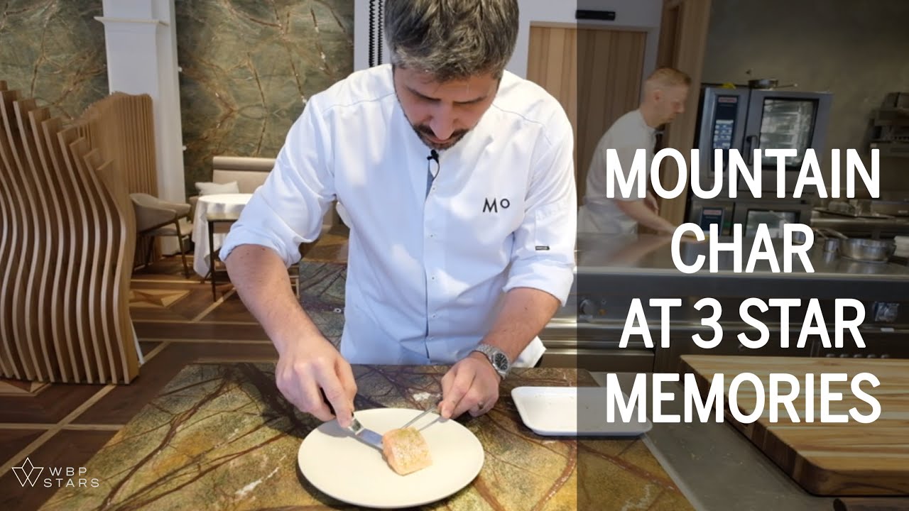 Mountain char - a signature dish at 3 Michelin star restaurant Memories, Bad Ragaz