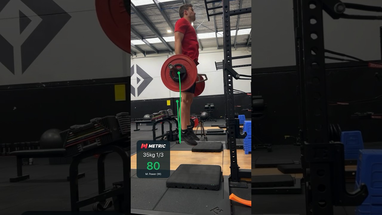 Track bar speed with the a free metric vbt app