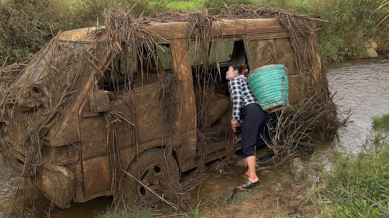 Girl Restores Abandoned 1992 Mitsubishi L300 - Restoring This 30-Year-Old Mitsubishi L300