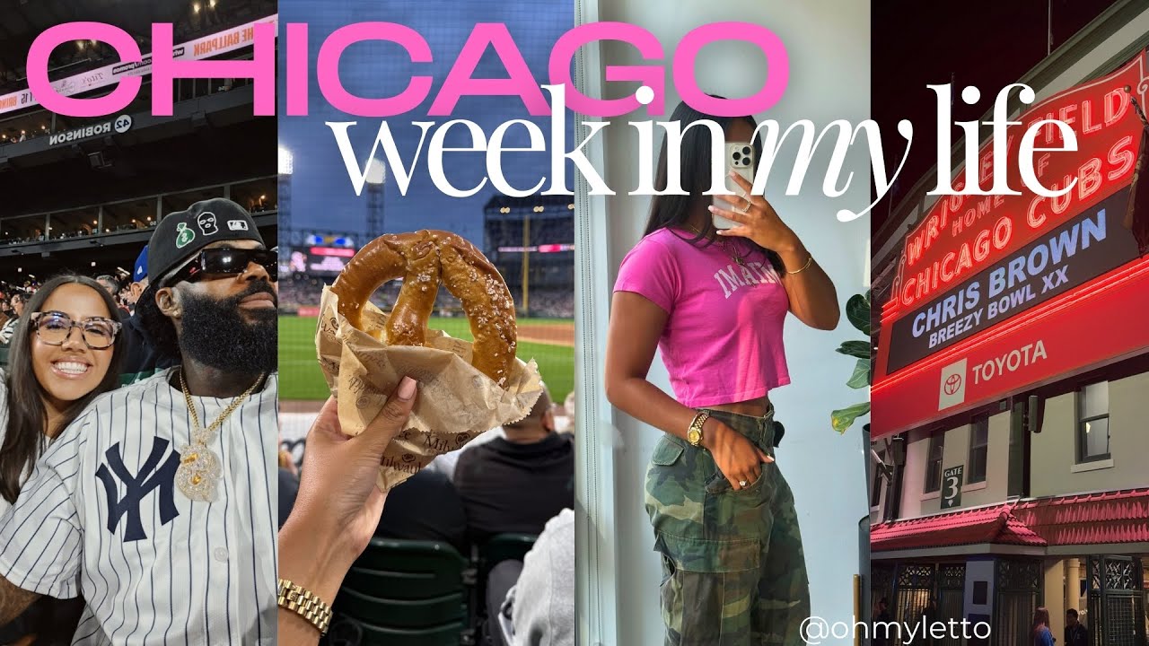 weekly vlog | productive week in Chicago + breezy concert + baseball game + beach trip to Michigan