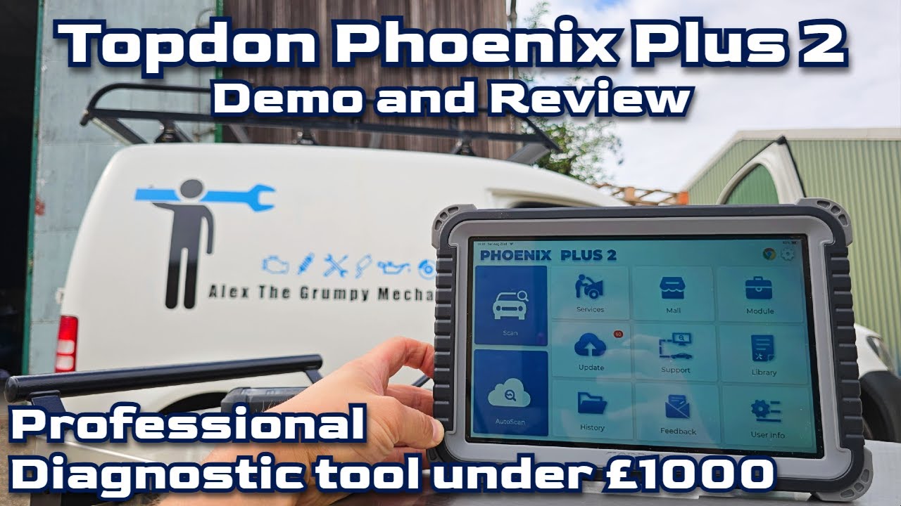 Topdon Phoenix Plus 2 Demo and Review. Professional Diagnostic tool for under £1000