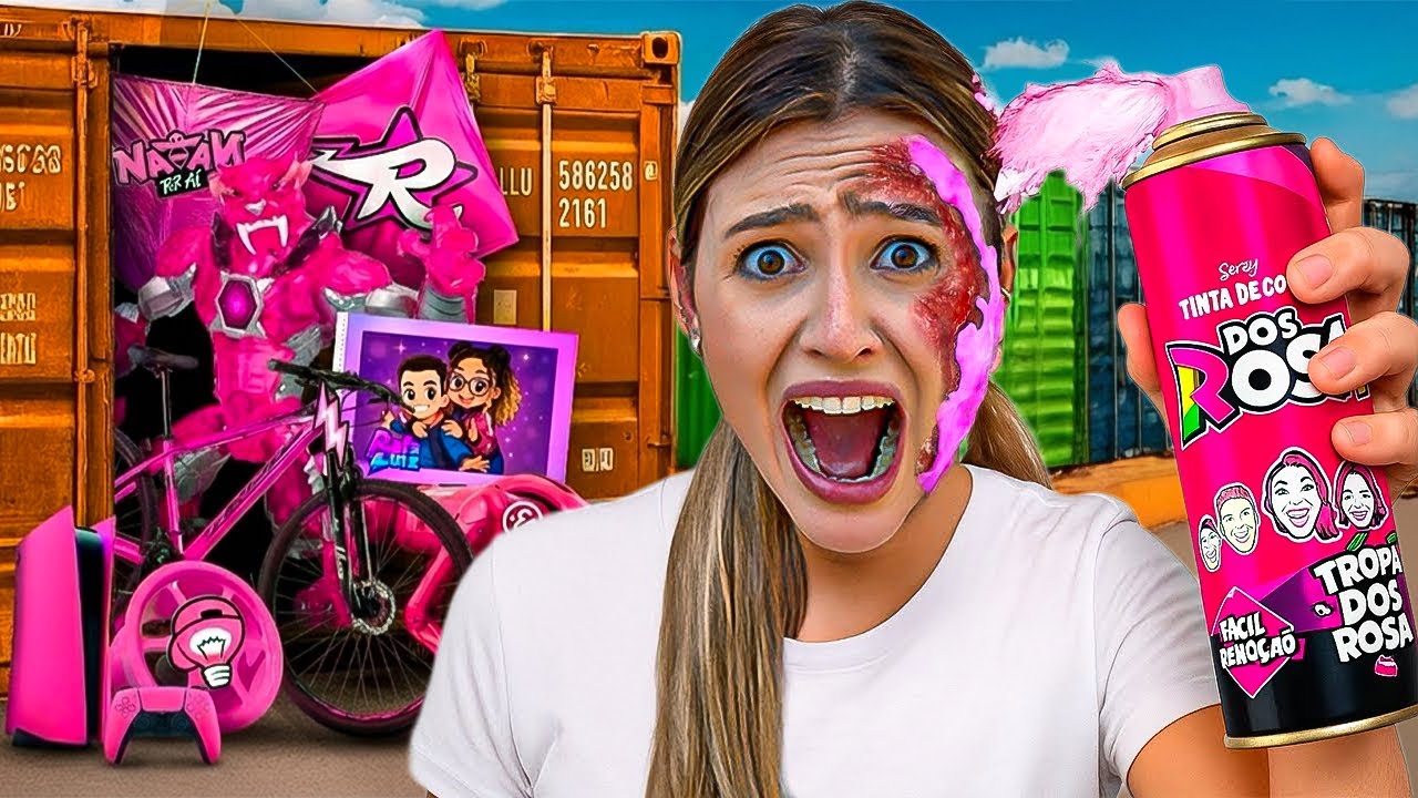 ENCONTREI UM LIXÃO SÓ COM ITENS DOS ROSA! *INCRÍVEL