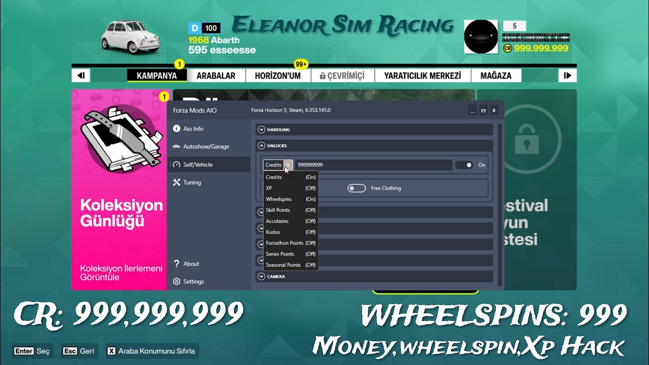 Forza Horizon 6 Cheats: Maximum Credits, Maximum Super Wheel Spins, Maximum XP - They Really Work!