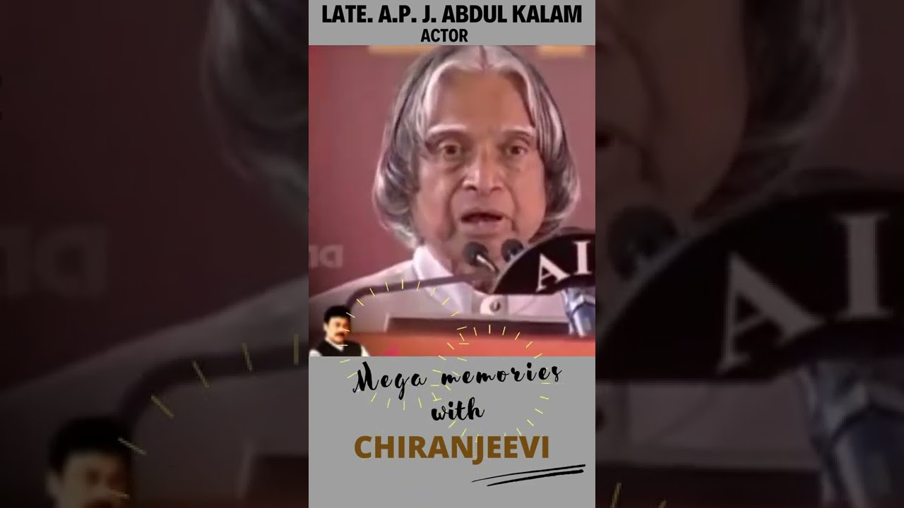 Abdul kalam said about Chiranjeevi Charitable Trust | Mega Star || Pride Of Mega
